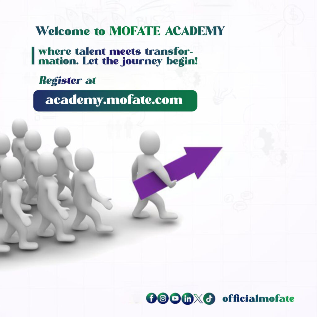 INVITATION TO OFFICIAL LAUNCH OF MOFATE ACADEMY. 3 2