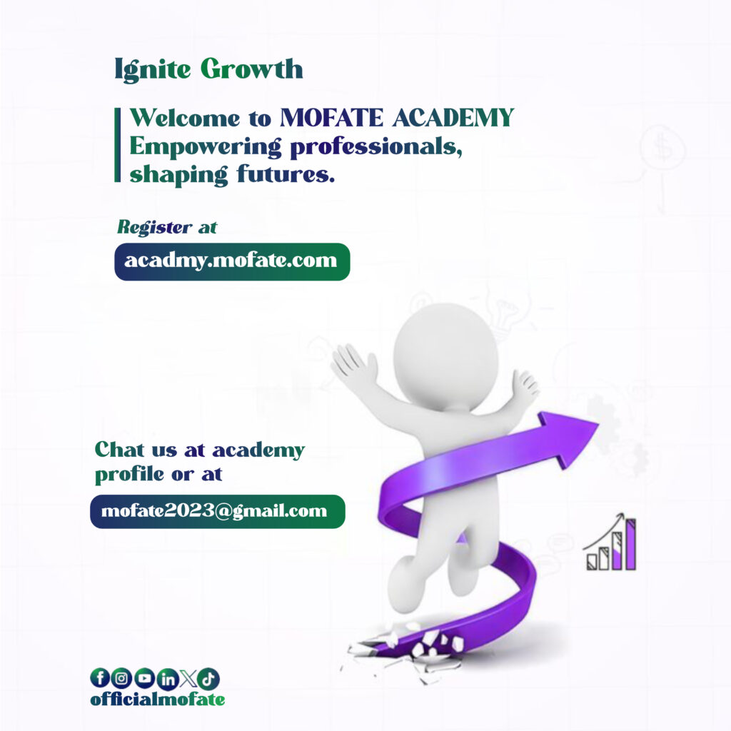 INVITATION TO OFFICIAL LAUNCH OF MOFATE ACADEMY. 8 7